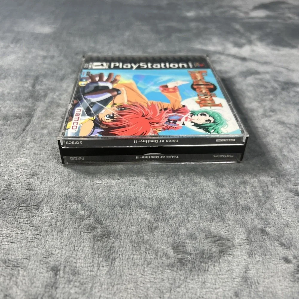 Sony PlayStation 1 Tales of Destiny II Black Label OEM Namco PS1 Manual HTF READ
